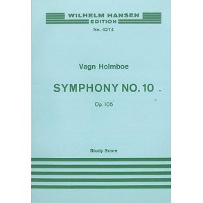 Holmboe: Symphony No.10 (Study Score)