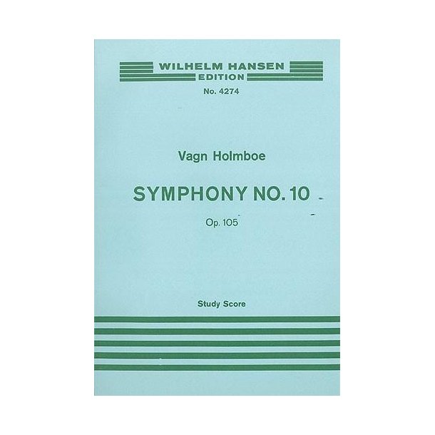 Holmboe: Symphony No.10 (Study Score)