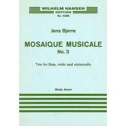 Jens Bjerre: Mosaique Musicale No.3 (Miniature Score)