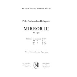 Pelle Gudmundsen-Holmgreen: Mirror III