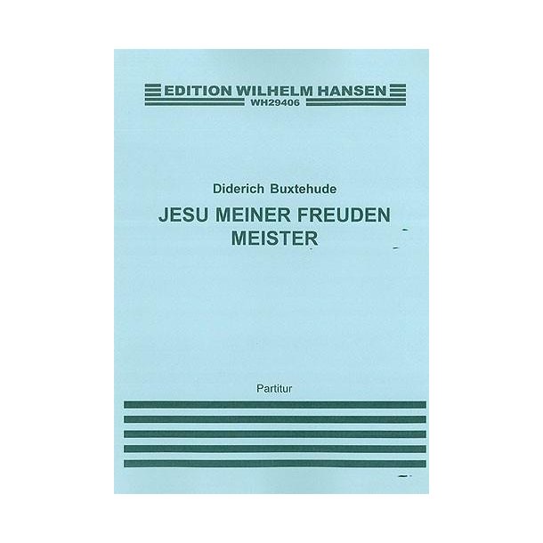 Buxtehude, D Jesu Meiner Freiden Meister Satb/Strings/Cont (G,e)