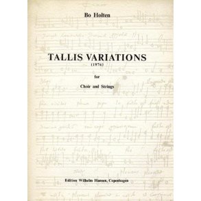 Bo Holten: Tallis Variations (Score)