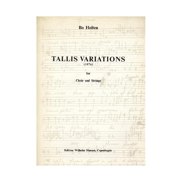 Bo Holten: Tallis Variations (Score)