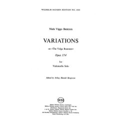 Niels Viggo Bentzon: Variations On The Volga Boatmen Op.354 (Cello Solo)