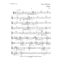 Hans Abrahamsen: Walden - Wind Quintet No 2 (Parts)