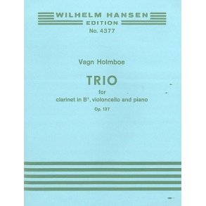 Holmboe Trio Op.137 Clt/Vlc/Pf Pts