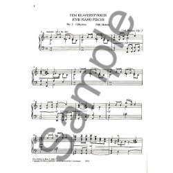 Carl Nielsen: Five Piano Pieces Op.3