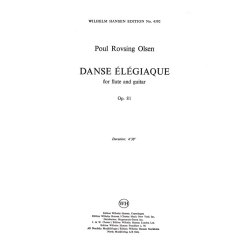 Poul Rovsing Olsen: Danse Elegiaque Op.81 (Flute/Guitar)