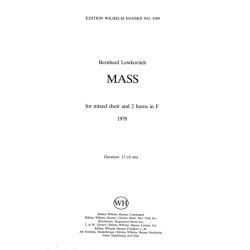 Bernhard Lewkovitch: Messe (Mass) 1978 (Score)