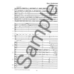 Hans Abrahamsen: Stratifications (Full Score)