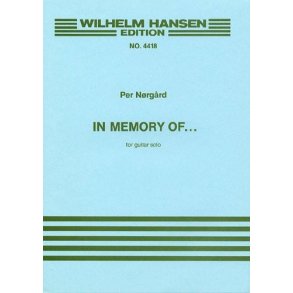 Per Nrgrd: In Memory Of...