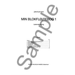 Min Blokfljtebog 1 - lrervejledning