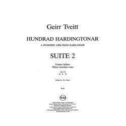 Geirr Tveitt: A Hundred Airs From Hardanger, Suite 2 (Score)
