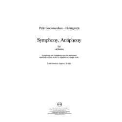 Pelle Gudmundsen-Holmgreen: Symphony Antiphony (Score)