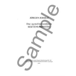 Jrgen Jersild: Dur- Og Mol-Harmonikken Sekvens-Monstre