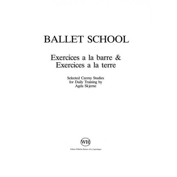 Carl Czerny: Ballet School