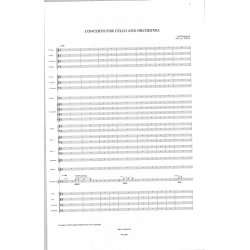 Hojsgaard Cello Concerto Cello And Orchestra Full Score
