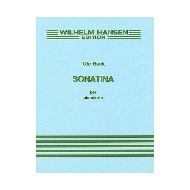 Ole Buck: Sonatina For Piano