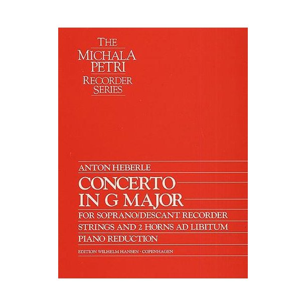 Anton Heberle: Concerto In G Major