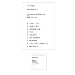 Per N&oslash;rg&aring;rd/S&oslash;ren Birch (Arr.): Nine Friends - Arranged for Nine Instruments (Score)