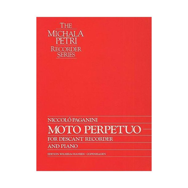 Niccolo Paganini: Moto Perpetuo  (Recorder)