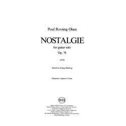 Olsen Rovsing Nostalgie Op.78 Gtr