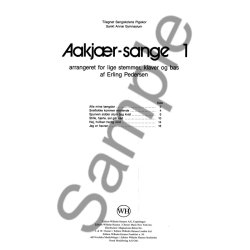Aakjaer-sange 1