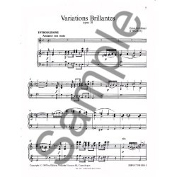 Ernst Krahmer: Variations Brillantes