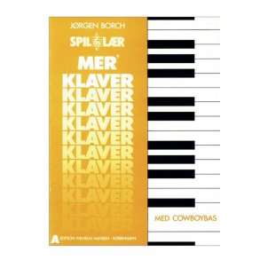 Spil og lr mer klaver - med cowboybas