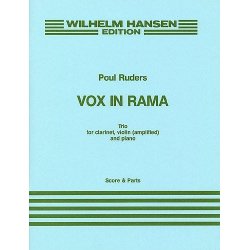 Poul Ruders: Vox In Rama (Score And Parts)