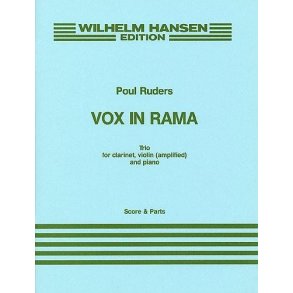 Poul Ruders: Vox In Rama (Score And Parts)