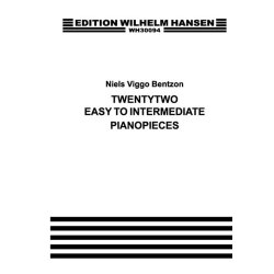 Niels Viggo Bentzon: 22 Easy To Intermediate Piano Pieces