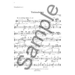 Per Nrgrd: String Quartet No.6 'Tintinnabulary' - Parts