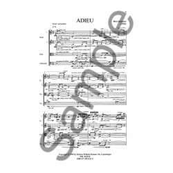 Bent Srensen: Adieu For String Quartet