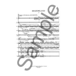 Bent Srensen: Shadowland Chamber (Score)
