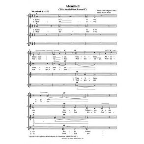 Per Nrgrd: Abendlied (Zwei Wolfli Lieder)