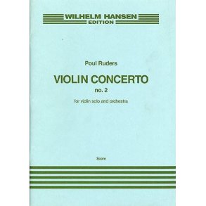 Poul Ruders: Violin Concerto No.2 (Score)