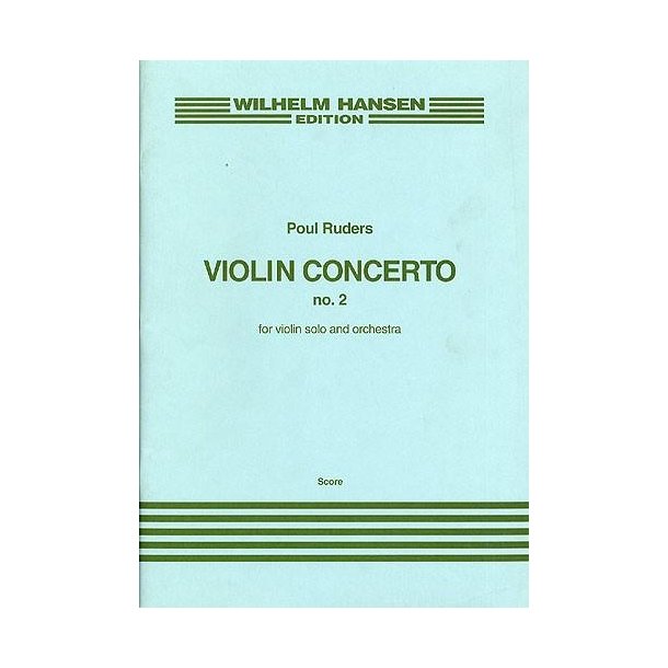 Poul Ruders: Violin Concerto No.2 (Score)