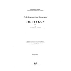 Gudmundsen-holmgreen Triptykon Percussion Concerto Conductor's Score