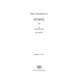 Hans Abrahamsen: Hymne (Viola or Cello)