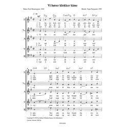 Vagn N&oslash;rgaard: Vi H&oslash;rer Klokker Kime (SATB)
