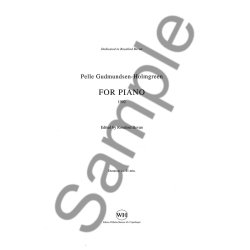 Gudmundsen-holmgreen For Piano