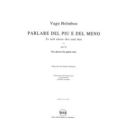 Vagn Holmboe: Parlare Del Piu E Del Meno (guitar solo)