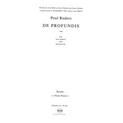 Poul Ruders: De Profundis (Score And Parts)