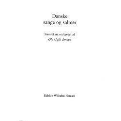 Danske Sange Og Salmer Vce