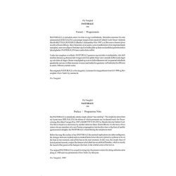 Per Nrgrd: Pastorale 1988 (Score)