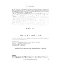 Michael Axen: Contemporary Drum Compositions Rhythmic Studies Hands &amp; Feet