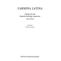Sren Birch/Herman van Tooren: Carmina Latina