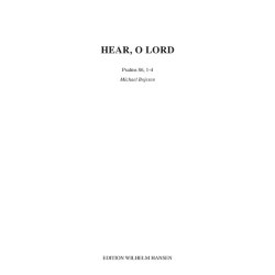 Michael Bojesen: Hear, O Lord