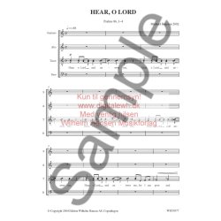 Michael Bojesen: Hear, O Lord